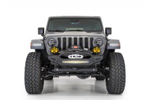 Jeep Wrangler Skid Plate - Addictive Desert Designs - Sway Bar Skid Plate - Hammer Black - `18-`20